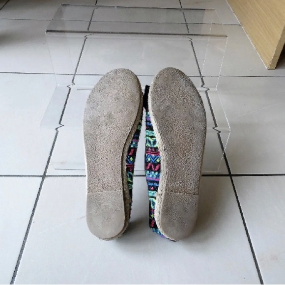 *DUNE HEAD OVER HEELS* Ladies CANVAS ESPADRILLE BALLET FLATS Multi UK6 RRP£45 - Picture 8 of 13